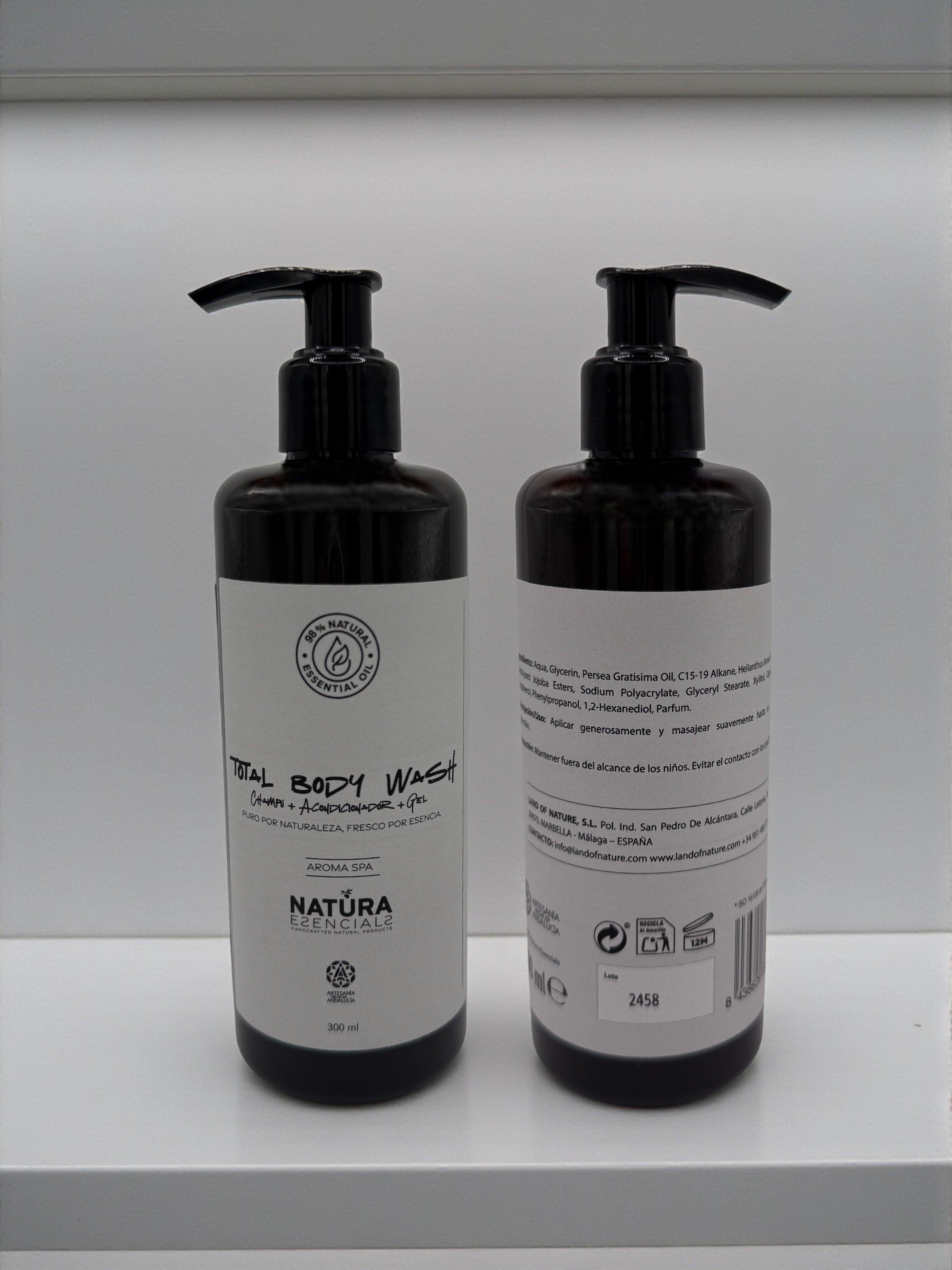 Total Body Wash natural para cuerpo y cabello | Natura Esencials